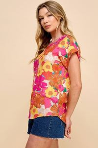 Zinnia Bloom Top