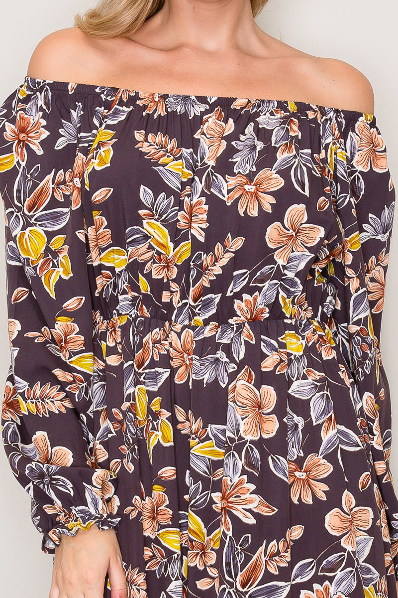 Anita Floral Midi Dress