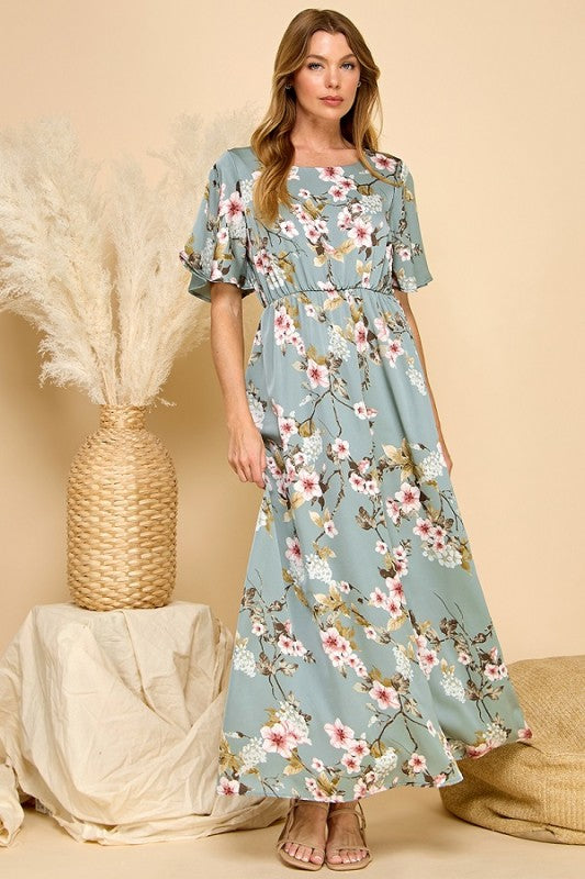 Amanda Floral Maxi Dress