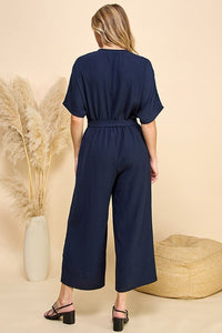 Luna Navy Blue Jumpsuit