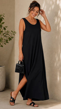 Camille Sleeveless Maxi Dress