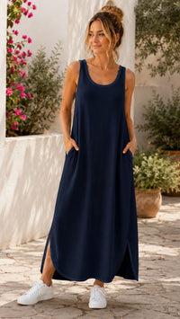 Camille Sleeveless Maxi Dress
